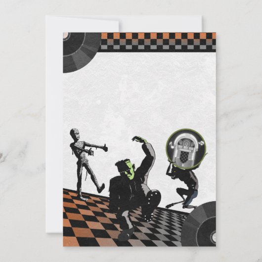 Invitation Halloween Monsters Monster Bash Costume Party (Dos)