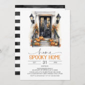 Invitation Halloween, Nouveau parti (Devant / Derrière)