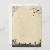 Invitation Halloween occidentale Hoedown Cowboy Party (Dos)