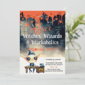 Invitation Halloween Office Party Business Corporate Ghoul (Debout devant)