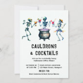 Invitation Halloween Office Party Business Mixer (Devant)