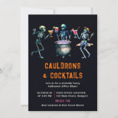 Invitation Halloween Office Party Business Mixer Cocktails (Devant)