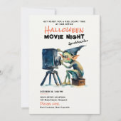 Invitation Halloween Office Party Business Movie Gremlin (Devant)