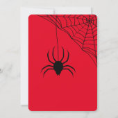 Invitation Halloween Parti Vampire Dents Gothique (Dos)