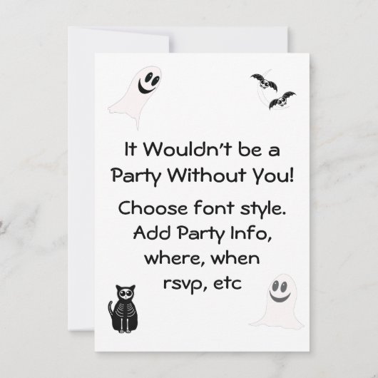 Invitation Halloween Party (Dos)