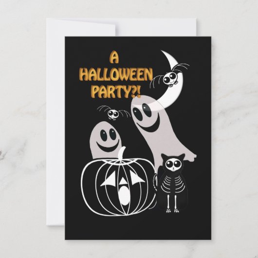 Invitation Halloween Party (Devant)