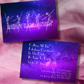 Invitation Halloween Party danse squelette neon fête de danse