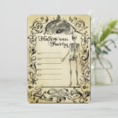 Invitation Halloween Party entièrement personnalis (Debout devant)