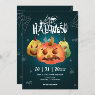 Invitation Halloween Party, événement