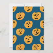 Invitation HALLOWEEN PARTY Jack-o-lanterns mignon Personnalis (Dos)