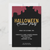 Invitation Halloween Party Rejoignez-nous pour un bon moment  (Dos)