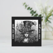 Invitation Halloween Party Steampunk (Debout devant)