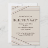 Invitation Halloween personnalisable pour les tripes momies (Dos)