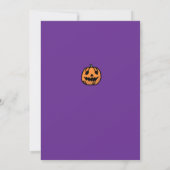Invitation Halloween Personnalisé Whimsical Funny moderne vio (Dos)