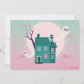 Invitation Halloween Photo 3ème Fête de la Maison Fantômes Ha (Dos)