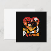 Invitation Halloween Plus de Fantômes S'il Vous Plaît (Devant / Derrière)