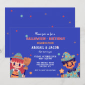 Invitation Halloween pour Enfants (Devant / Derrière)