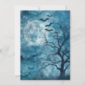 Invitation Halloween pour se faire peur ensemble (Dos)