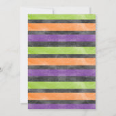 Invitation Halloween Premier anniversaire fête 1er anniversai (Dos)