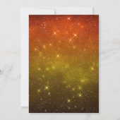 Invitation Halloween robe fantaisie Anniversaire sorcière Gho (Dos)