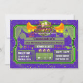 Invitation Halloween Roller Patinage de patinage de patinage  (Devant)