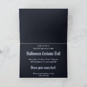 Invitation Halloween Rose gothique (Intérieur)