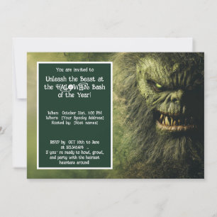 Invitation Halloween Savage Halloween Fiesta