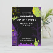 Invitation Halloween simple (Debout devant)
