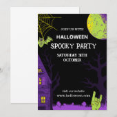 Invitation Halloween simple (Devant / Derrière)