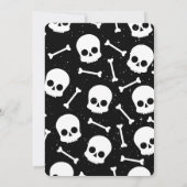 Invitation Halloween Skeletons Disco Ball Let's Boogie Party (Dos)