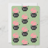 Invitation Halloween sorcière Un bébé brasse du Baby shower (Dos)