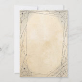 Invitation Halloween Spider Black Gothic Frame Party Invitati (Dos)