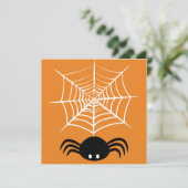 Invitation Halloween Spider Web (Debout devant)