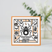 Invitation halloween spooktaculaire (Debout devant)