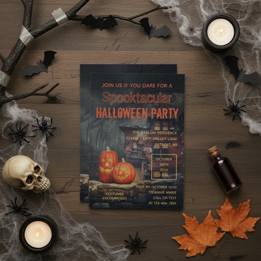 Invitation Halloween Spooktacular