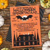 Halloween Spooktacular 1960s Mi-siècle Retro Bat