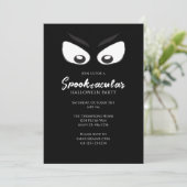 Invitation Halloween Spooktacular Ghost QR Code médias sociau (Debout devant)