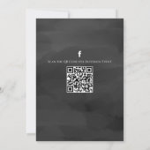 Invitation Halloween Spooktacular Ghost QR Code médias sociau (Dos)