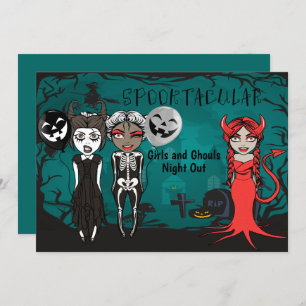 Invitation Halloween Spooktacular Girls And Ghouls Night Out