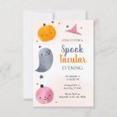 Invitation Halloween Spooktacular Kids (Devant)