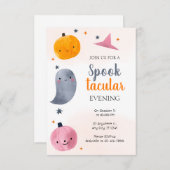 Invitation Halloween Spooktacular Kids (Devant / Derrière)