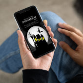 Invitation Halloween Spooktacular sorch Maison hantée