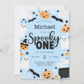 Invitation Halloween Spooky One Birthday Party (Devant)