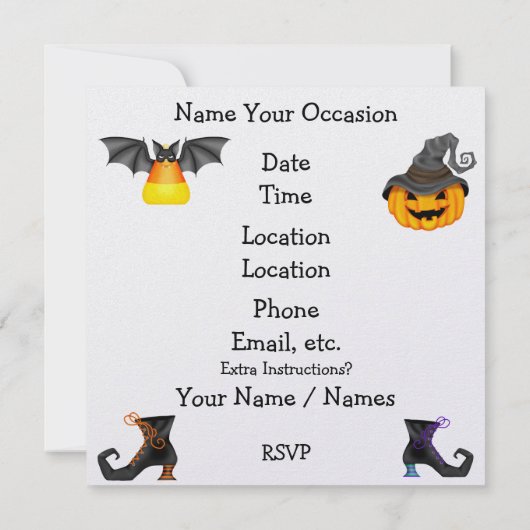 Invitation Halloween - SRF (Dos)