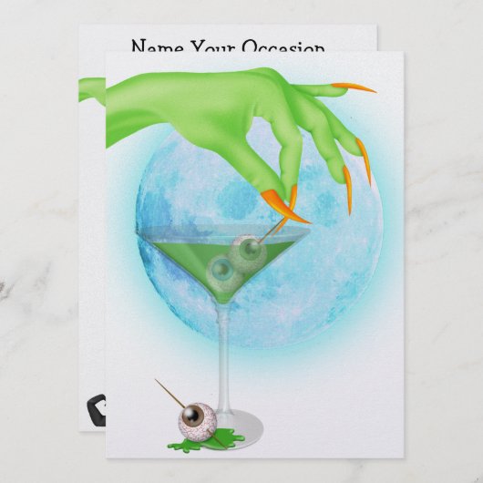 Invitation Halloween - SRF (Devant / Derrière)