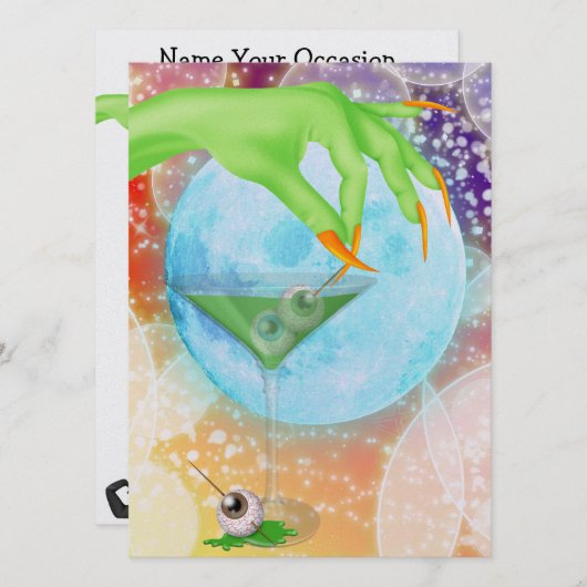 Invitation Halloween - SRF (Devant / Derrière)