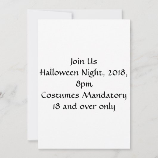 Invitation Halloween Steampunk Raven (Dos)