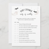 Invitation Halloween SUGARBOO Au-Dessus Ou En-Dessous Du Jeu  (Devant)