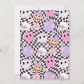 Invitation Halloween Super Cute Ghost 1er Anniversaire (Dos)