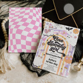 Invitation Halloween Super Cute Ghost 1er Anniversaire